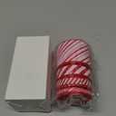 26 Yard Christmas Candy Cane Ribbon 1.5 Inch 0.6 Inch 0.4 Inch 0.25 Inch Craft Ribbon Decorative Ribbon for Christmas Party Decoration Hair Bows Crafting and Sewing (Red-White)