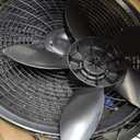 Lasko Oscillating Cyclone Pedestal Fan, Adjustable Height, Timer, Remote Control, 3 Speeds, for Bedroom, Living Room, Home Office, 18", Black, 1843