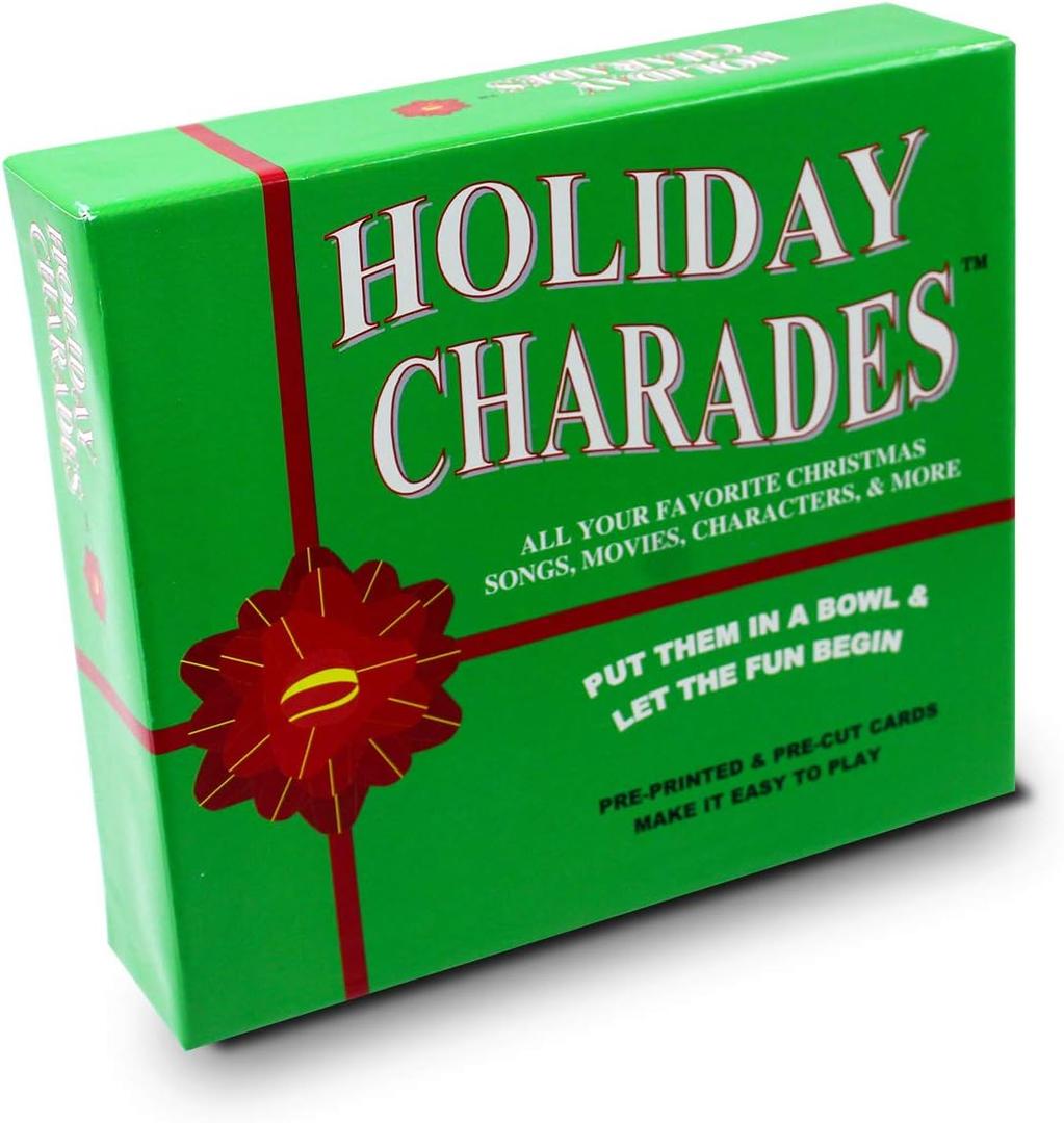 Holiday Charades - The Classic and Original Christmas Charades Game | The Best Christmas Game for Adults and Friends to Create Laughter and Memories