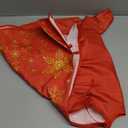 Tiamon 48 Inch Christmas Tree Skirt Large Double Layer Xmas Tree Decoration Christmas Tree Skirt Mat Decor for Winter Holiday Party Christmas Decoration(Red)