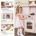 Tiny Land Play Kitchen for Kids – Real Lights, Sounds & Adjustable Height, 38.5 x 11.8 x 30.3 inches
