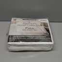 Mueller Ultratemp Full Size Bed Sheets Set, Super Soft 1800, 6 Piece Set, Deep Pocket up to 16", Transfers Heat, Breathes Better, Hypoallergenic, Wrinkle, White