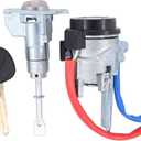 ApplianPar Ignition Lock Cylinder and Front Driver Side Door Lock Cylinder for Hyundai Elantra 2011-2016