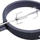 Kamado Joe JoeTisserie Rotisserie Accessory Attachment for 18-inch Classic Joe Grills with Stainless Steel Spit Rods up to 50 lbs of Food, Model KJ-TISSERIENA