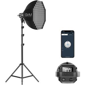 GVM 80W Photo Studio Lighting Kit, LED Video Light with Bowen Mount 23.6" Softbox, Tripod Stand, Continuous Output Daylight 5600K Lights for Photography (gvm lighting)