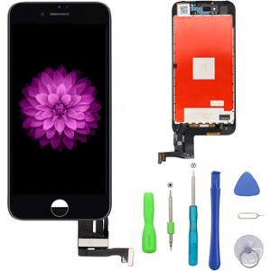 Compatible with iPhone 7 Plus Screen Replacement Black5.5, LCD Display & Touch Screen Digitizer Frame Assembly Set with 3D Touch Free Repair Tools