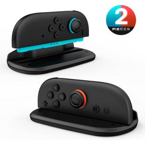 SUPCASE for Nintendo Switch 2 Mouse Grip, [2 Pack] [Ergonomic Design] [Aim Assist] Shooter Games Mouse Grip Adapter Compatible with Switch 2 Joy Con Controllers 2025, Black