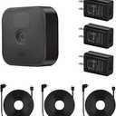 3Pack Weatherproof Outdoor Power Adapter for All-New Blink Outdoor & Blink XT / XT2, with 30ft/9m Long and Thin Charging Cable (NOT for Blink Mini) - Black