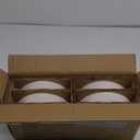 famiware Star 7.5" Pasta Bowls Set, Salad Bowl Set of 4, Double Reactive Glaze, Stackable, Perfect for Your Friend for Housewarming, Thanksgiving, Christmas, Matte White