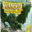 Dragon Shield | Standard Size Card Classic Sleeves | 100 CT - Smooth & Tough Premium TCG Sleeves - Compatible with Pokemon, Flesh & Blood, One Piece & Magic The Gathering | Green
