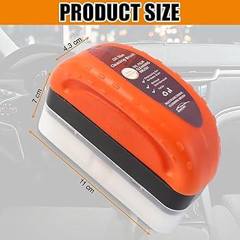 Ultimate 2-in-1 Car Oil Film Cleaning Brush – Crystal-Clear Windshield in Seconds
