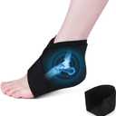 Helthrelife Heel Ice Pack for Pain Relief, Reusable Gel Ankle Ice Pack Wrap Hot&Cold Therapy for Heel Pain, Plantar Fasciitis, Achilles Tendinitis, Dry Cracked Heels, Sprain, Sports Injuries