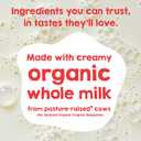 HAPPYTOT Organic Grow & Shine, Whole Milk-Based Tot Nutrition Shake, Strawberry & Banana, for Growing Toddlers & Picky Eaters, 8 Fl Oz (Pack of 4)