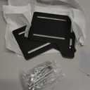 2 PCS Bed Frame Brackets Adapter for Headboard Extra, Full to Queen Conversion Kit, Heavy Duty Bed Modification Plate, Headboard Attachment for Metal Bed Frame, Headboard Adapter Kit with Hardware