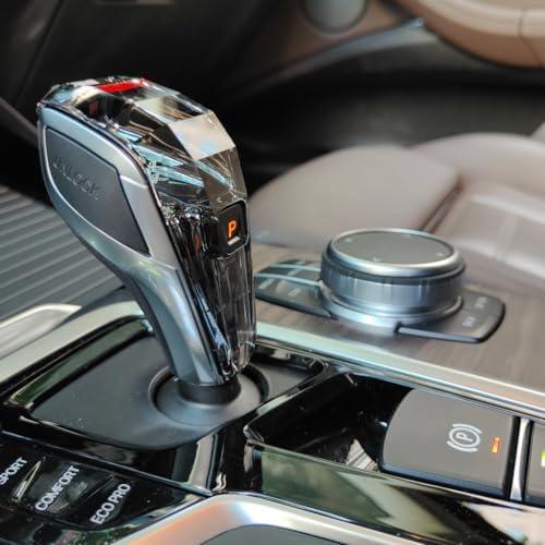 QUIXNOVA Crystal Shift Knob Gear Selector LED Color Changing with Gear Upgrade Compatible with LHD BMW F15 F16 G01 G02 G08 Logo X
