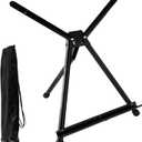SoHo Urban Artist Black Aluminum Tabletop Easel Stand, Portable Easel for Display, Painting Canvas and More, Set of 1
