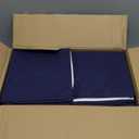 6 Pack Clothes Storage Bags - 90L Blanket Organizers and Storage for Closet Large Storage Bins with Lids and Zipper Storage Containers for King Comforter, Pillow and Sweater (Blue, 6 Pack)