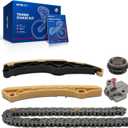 KAX Timing Chain Kit with Tensioner for Hyundai Accent 2012-2020, Tucson 2016-2018, Veloster 2012-2017 2019-2021, Kia Soul 2017-2019, Rio 2012-2020, Kona Elantra GT Optima Sonata Forte Koup 1.6L