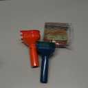 L LIKED 150 Assorted Flat Striped Coin Wrappers & 4 Coin Sorters Tubes, Color-Coded Coin Counters, Easy to Load