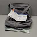 DOKEHOM 150L Double Laundry Basket with Lid and Removable Laundry Bags, Large Collapsible Laundry Hamper with 2 Sections for Bedroom, Bathroom, Laundry Room, Colloge (Grey)