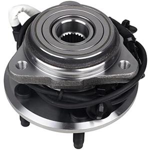 KUSATEC 515003 Front Wheel Hub and Bearing Assembly Fit for Ford Ranger Explorer, Mercury Mountaineer, Mazda B3000 B4000, 5 Lug w/ABS