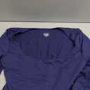 Avidlove Bodysuits for Women Long Sleeve Body Suits Womens Scoop Neck Bodysuit Double Lined Tops (Large, Navy Blue)