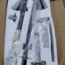 LIONSCOOL 2-Inch Olympic Weight Plate Tree and 2 Barbell Holders, Bumper Plate Storage Rack with Optional Wheels, 650LBS/1000LBS Weight Capacity 