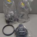 7 Pieces nutribullet Blender Cups & Blade Replacement Set 32oz Huge Cup with 1 Flip-Top To-Go Lid and 1 Lid Ring & Premium Extractor Blade with Compatible with NutriBullet 600w/900w Blender