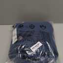 IDEALSANXUN Womens Fall Winter Wool Coats Double Breasted Midi Peacoat Trench Coats (Small, Misty Blue)