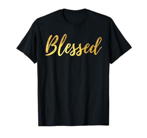 Blessed Gold T-Shirt, 5XL