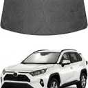 Proadsy Windshield Sun Shade Custom Fit RAV4 2019-2025 2026 Ice Crystal Black Front Window Sunshade UV and Heat Blocker Foldable Visor Keeps Car Cooler for Summer Parking and Daily Use