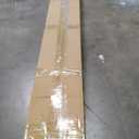 DIYHD 38X80in Glass Accordion Door with Latch&Handle, Double-Layer Thickened PVC Folding Interior Door with Frosted Acrylic - Blocks Views, Lets Light In, Easy Install for Closet, Utility&Room Divider