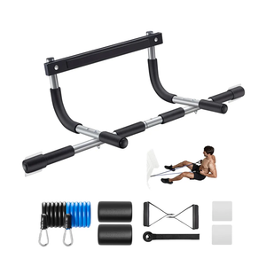 Ally Peaks Pull Up Bar for Doorway | Thickened Steel Max Limit 440 lbs Upper Body Fitness Workout Bar| Multi-Grip Strength for Doorway | Indoor Chin-Up Bar Fitness Trainer for Home Gym Portable