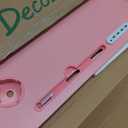 Bed Desk Height Adjustable, Bed Laptop Table with USB/Storage Drawer/Cup Holder/Tablet Stand/Book Shelf, Foldable Breakfast Tray Portable for Reading Writing, Bed, Sofa & Floor, Wood, Pink