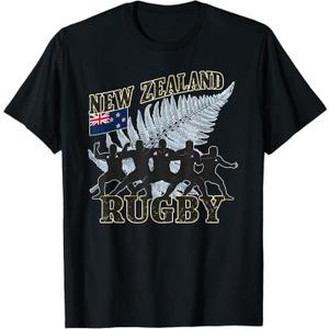 New Zealand Rugby Fan shirt All black Haka Maori dance T-Shirt Size M