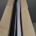 Smooth Black Drop Ceiling Tile 2ft x 2ft, PVC Ceiling Panel  Waterproof, Washable and Fire-Rated - High-Grade PVC to Prevent Breakage-Package of 12 Tiles