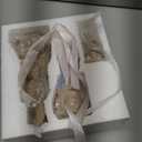 Cinnvoice 3 Pcs Rattan Effect Resin Easter Bunny Figurines Decor Wicker Easter Bunny Garden Statue with Bow for Spring Table Centerpieces Indoor Outdoor Patio Yard Farmhouse Decorations Home Decor