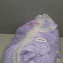 Electric Heated Blanket Queen Size 84"x90" - Dual-Sided with Microplush & Sherpa Fabric, 4 Heat Settings & 10 Hours Auto Off, Dual Controller, Machine Washable - Light Purple