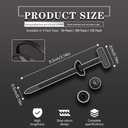 150 Pack Heavy Duty Self-Locking Nylon Zip Ties, Cable Tie Buckle, UV Resistant Zipper Clips, Universal Nylon Cable Tie Buckle for Car, Home, Office & Garden