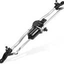 Windshield Wiper Motor and Linkage Assembly Compatible with Jeep Wrangler 2007-2018, Wrangler JK 2018, Replacement Front Wiper Motor # 55077859AB, 55077859AD