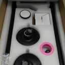 Dual Shower Head for Couples, High Pressure Double Shower Heads for Two People Rod, Two Showerhead System Fit 2 Person, Birthday Gifts for Women Men, Spa-Like (Black) Segmented Design