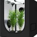 zazzy Grow Tent 18"x30"x36" Hydroponic Heavy Duty Dark Room Reflective Mylar Grow Tents with Window & Floor Tray for Indoor Plant Growing