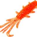 Adygil Fishing ADSL210/BRC55 Soft Silicone Lures for Bass, Trout, Crappie, 60pcs/Pack, 6 Colors, 10pcs Each Color.