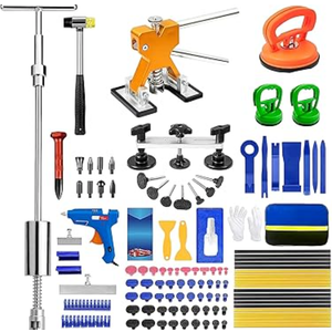 VEVOR 117 PCS Car Dent Puller Kit, Paintless Dent Repair Tool with Lifter, Slide Hammer & Suction Cup for Auto Body Dents, Hail Damage, Door Dings