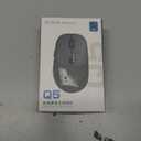 SEUNKWANG EWEADN Q5 Wireless Mouse, Bluetooth & 2.4G Quiet Computer Mouses with 1600 DPI, Battery Level Display, Ergonomic Office Mouse,6 Button Portable Cute Cordless Mice for Laptop/PC/Mac- Green