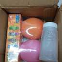 Anti - Spill Proof Bubbles (2 Pack 4 Fl Oz,Tumbler Wands Set Mess-Free Bubble Toys for Babies Toddlers Kids 3-6, Indoor Outdoor Easter Basket Stuffers for Boys Girls