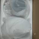 Dreo Ceiling Fans with Lights, 12 Speeds & 3 Fan Modes, Quiet DC Motor, Low Profile Easy to Install, Flush Mount Smart Ceiling Fan with Dimmable LED, 12H Timer for Bedroom, Remote, White, 44''