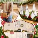 Breling 6pc Gothic Christmas Decor Kitchen Towels Funny Skeleton Dish Hand Towels Winter Xmas Holiday Kitchen Decor Christmas Stuffed Stocking Gift Home Decoration