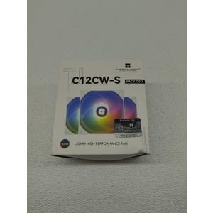 Thermalright TL-C12CW-S X3 CPU Fan 120mm White ARGB Case Cooler, 4pin PWM Silent Computer Cooling Fan with S-FDB Bearing Included, up to 1550RPM3 Quantities