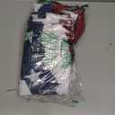 American Pleated Fan Flag,3 X1.5 Ft USA Patriotic Flag Bunting Half Fan Banner Decoration Indoor/Outdoor (4pcs)